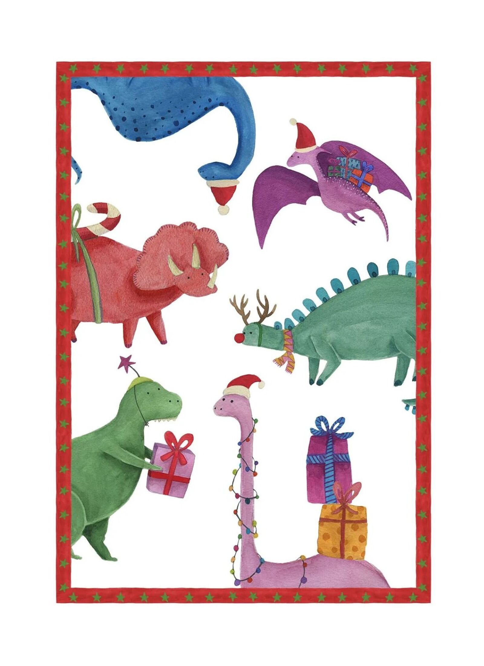 KITCHEN TOWEL JURASSICXMAS