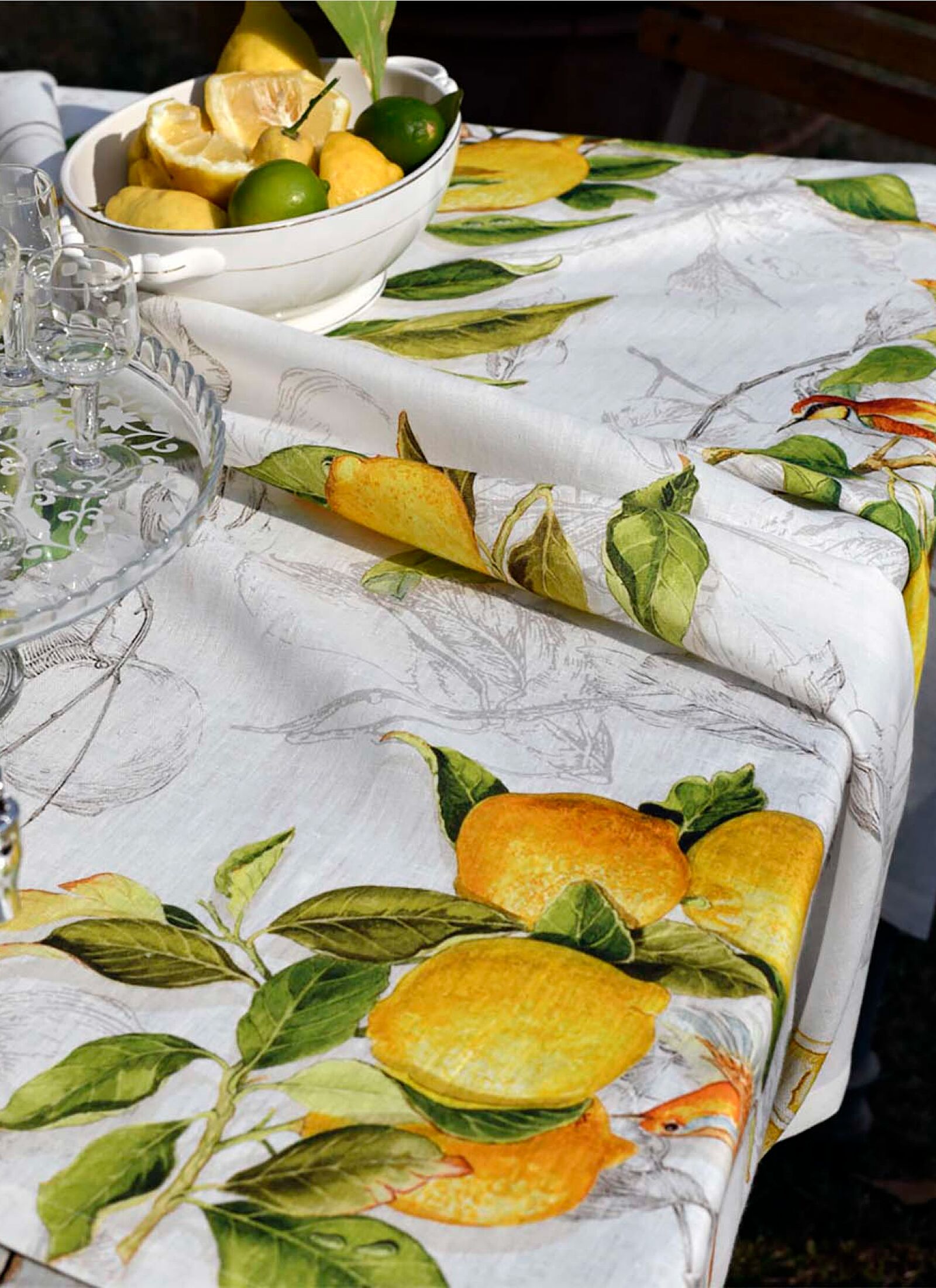 LINEN RUNNER LIMONCELLO