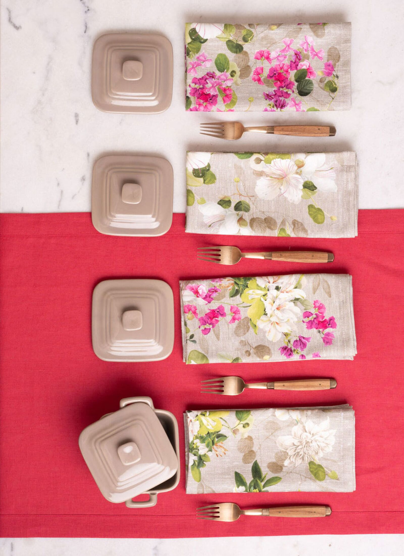 COTTON NAPKINS (4PCS) BLOSSOM