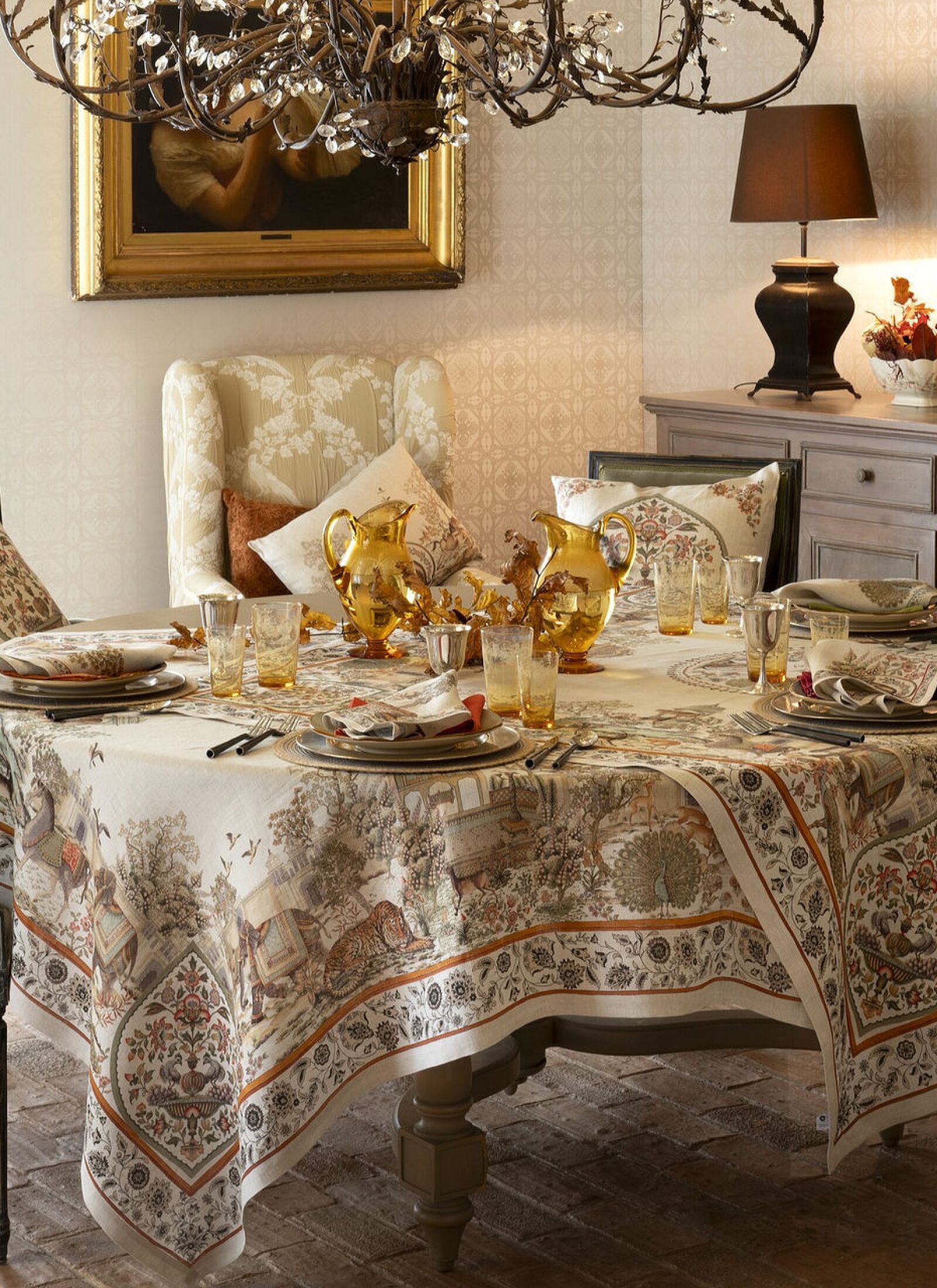 LINEN TABLECLOTH MUDRA