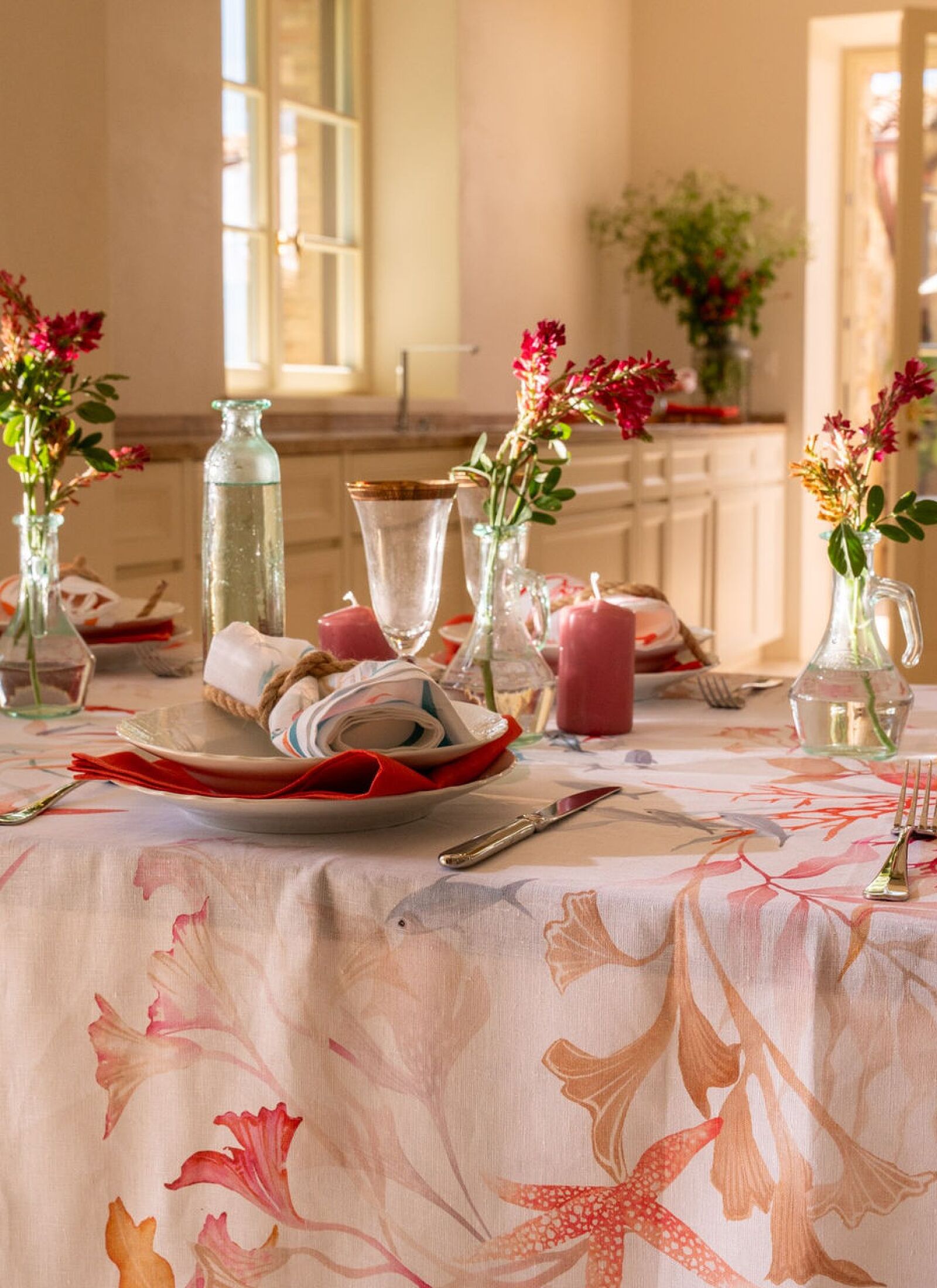 LINEN TABLECLOTH ONDIVA