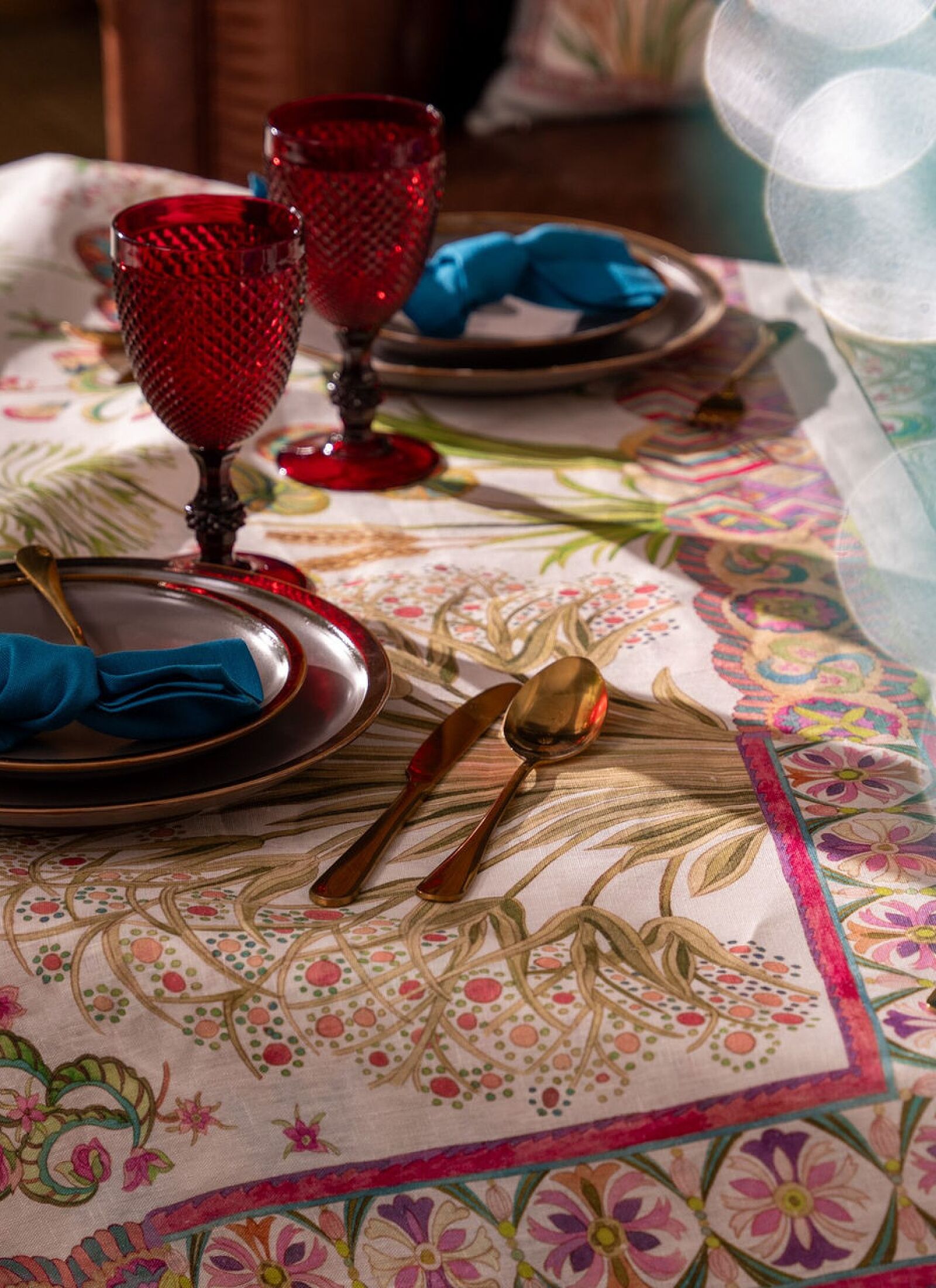 LINEN TABLECLOTH PAPYRO
