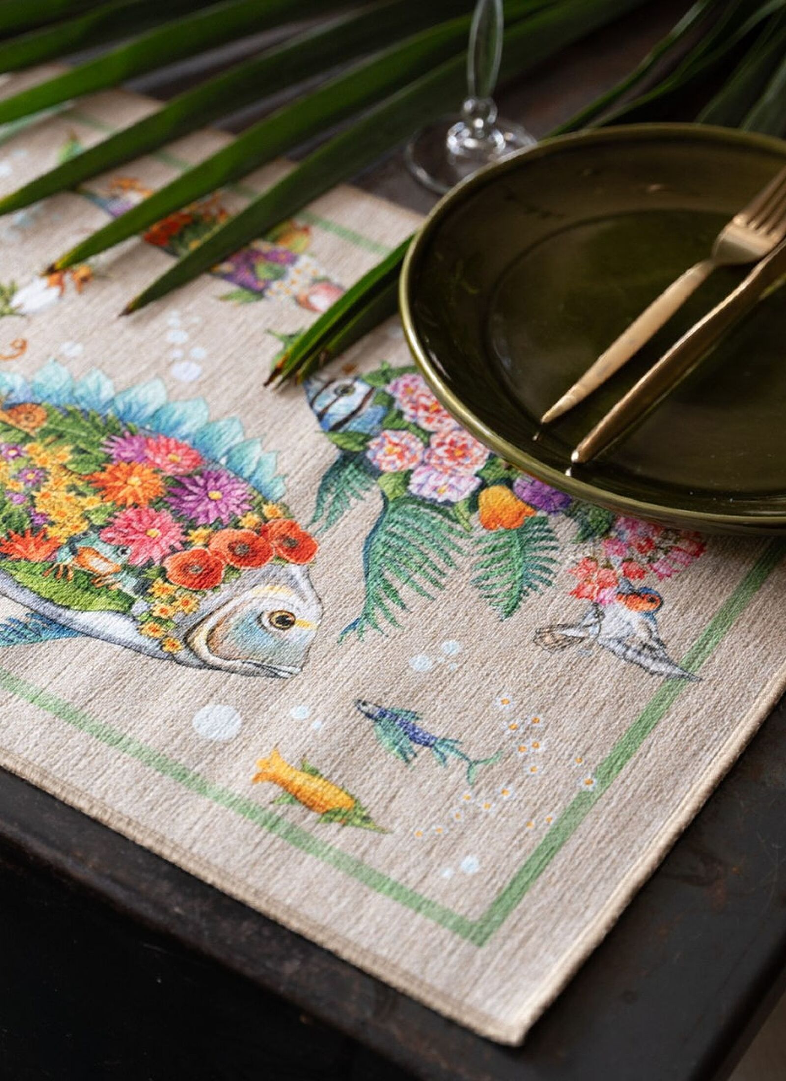 PLACEMAT 2PCS PESCIFLORA