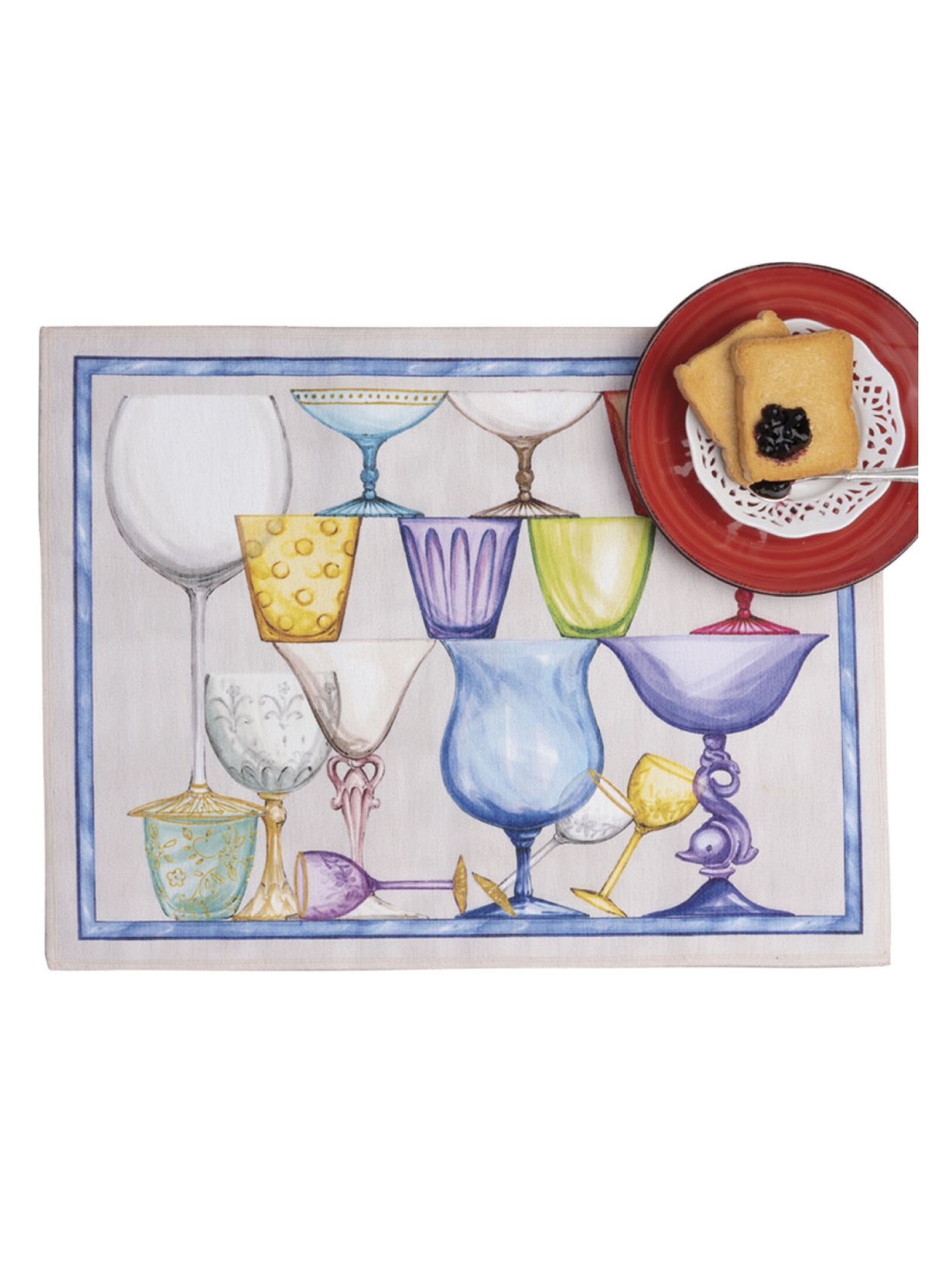 PLACEMAT 2PCS CRYSTAL