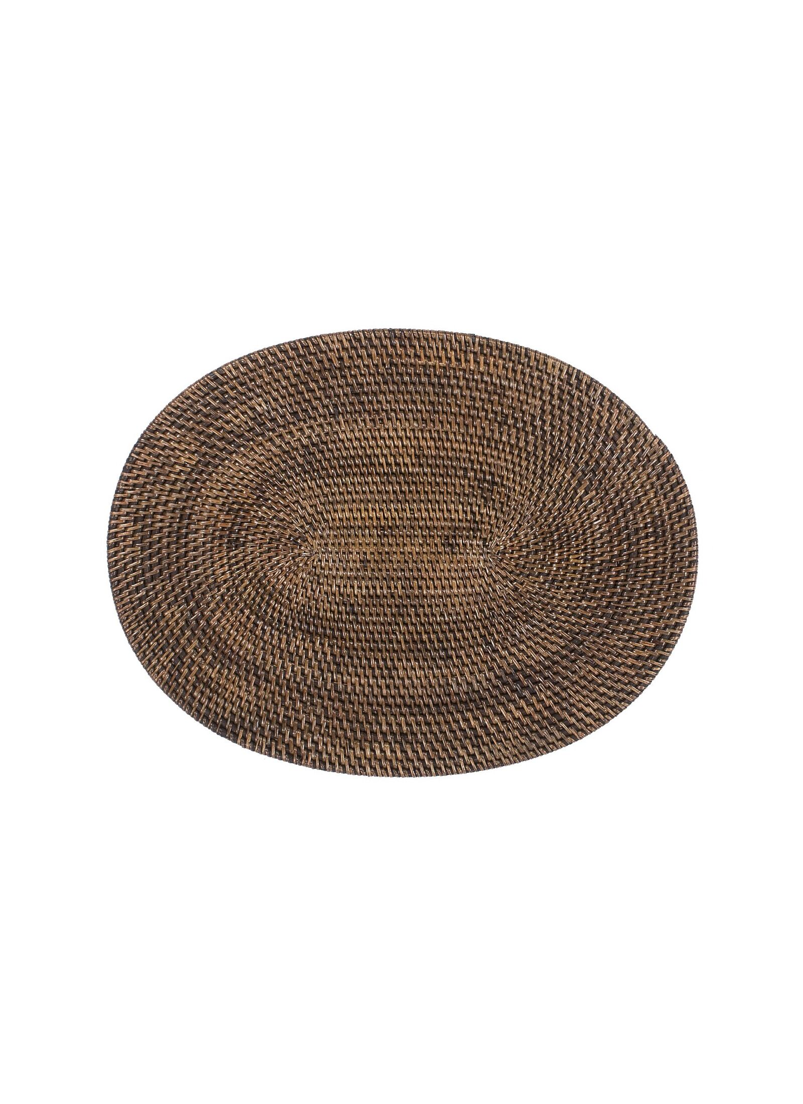 PLACEMAT RATTAN DARK BROWN