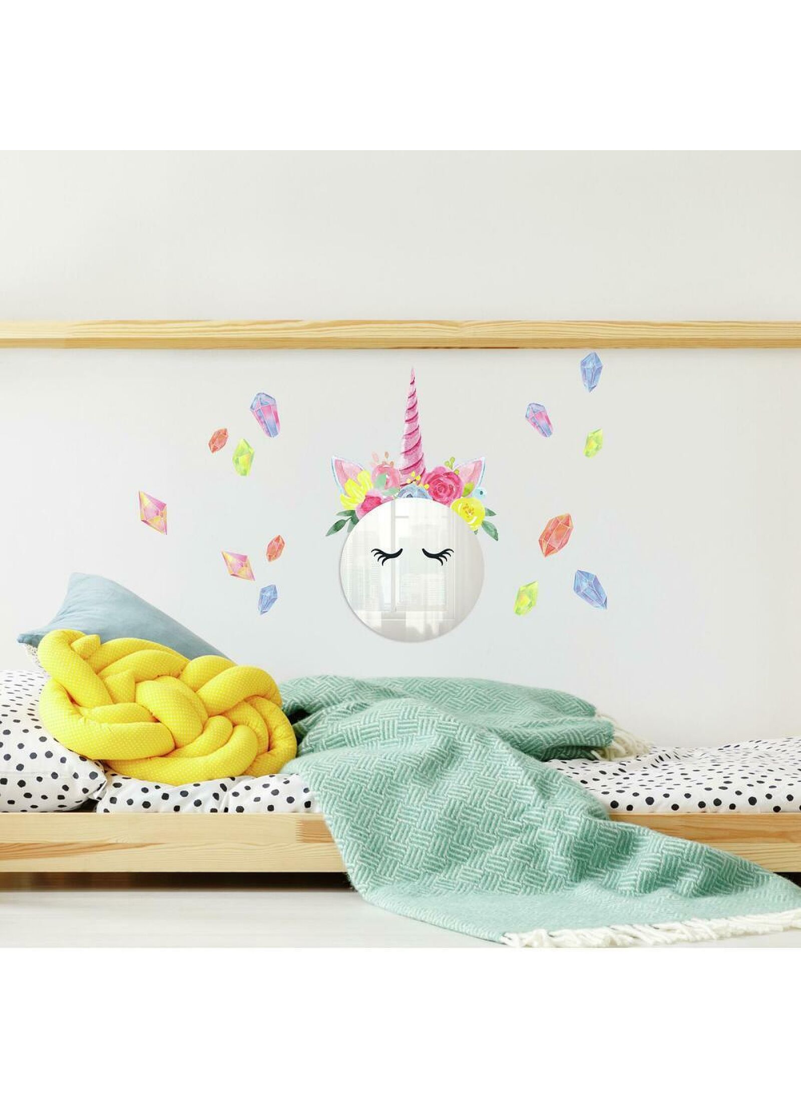 WALL STICKERS UNICORN MIRROR