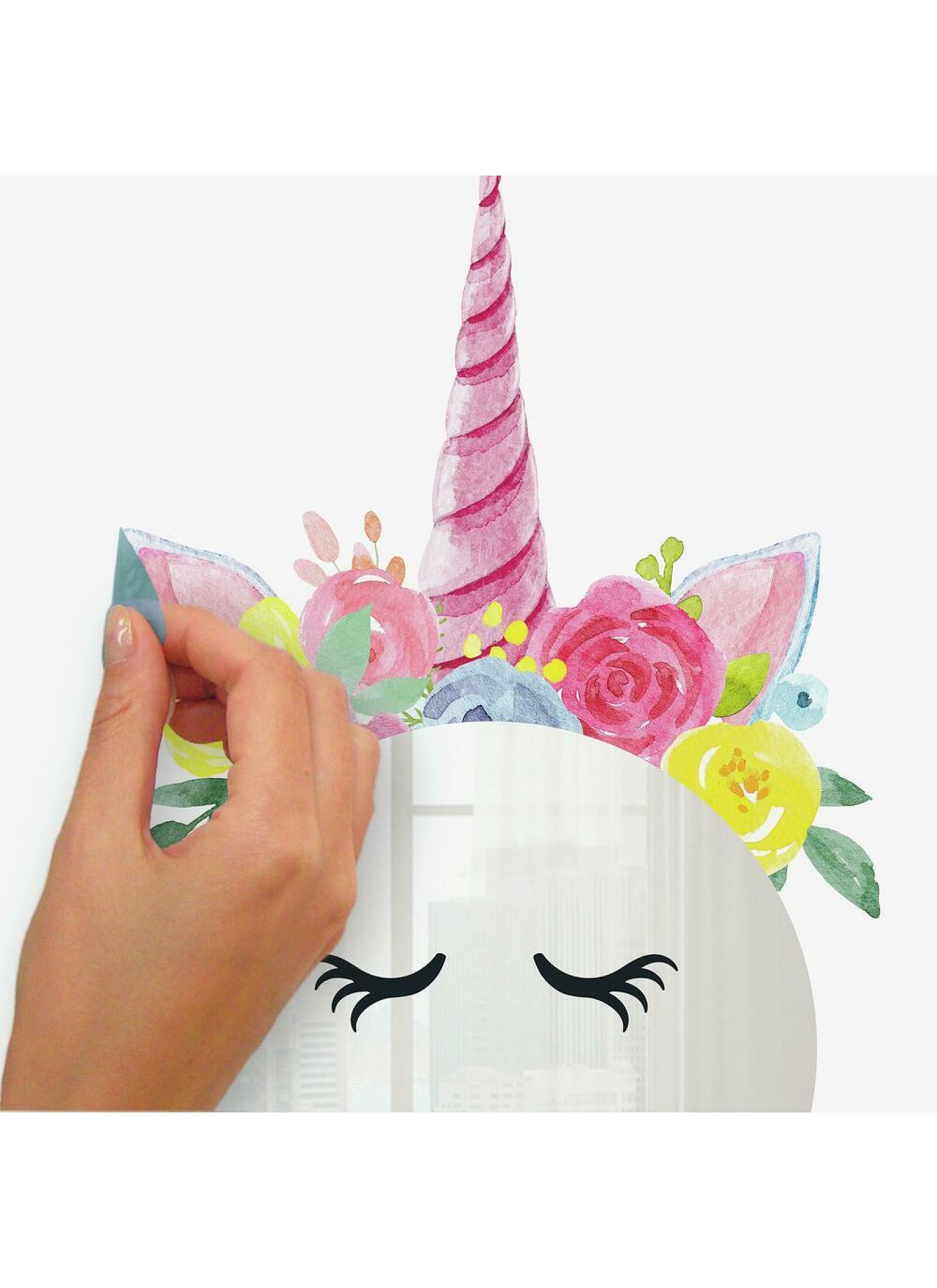 WALL STICKERS UNICORN MIRROR