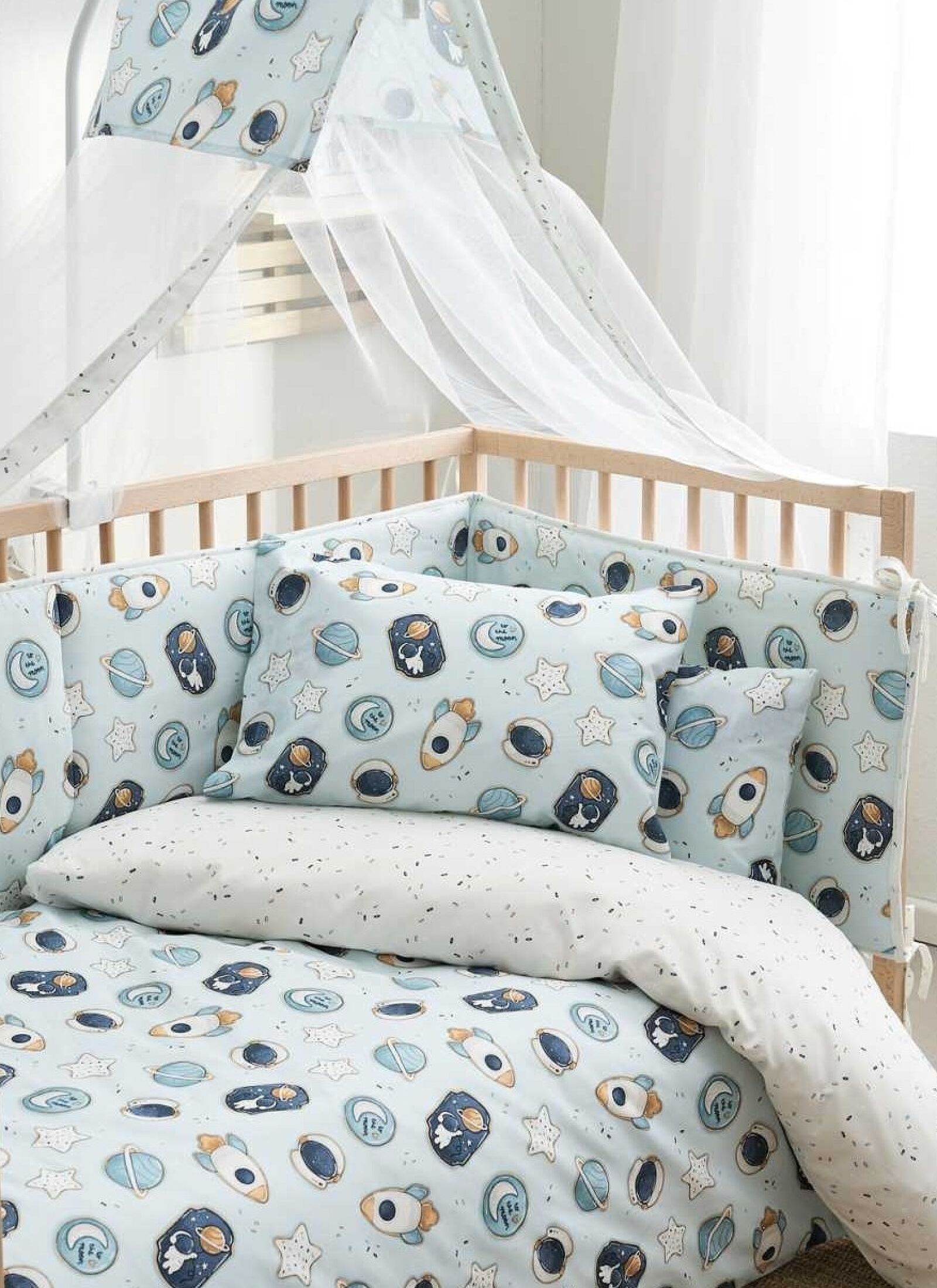 CRIB DUVET COSMIC