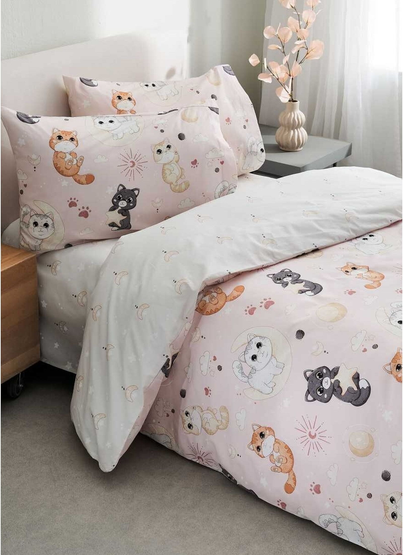 SINGLE SHEET SET KITTY