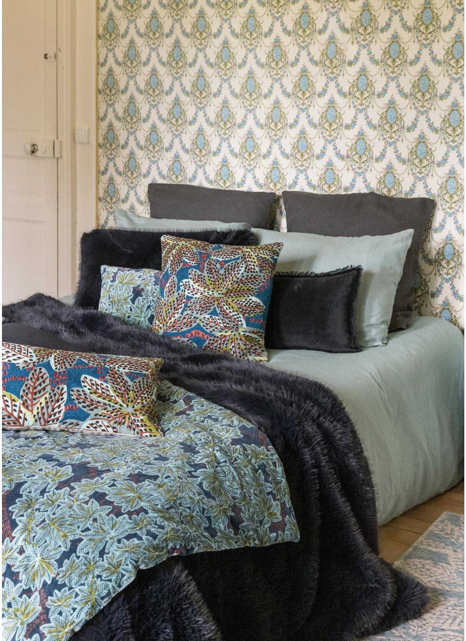 CUSHION FARA UNI CAVIAR (40X65)