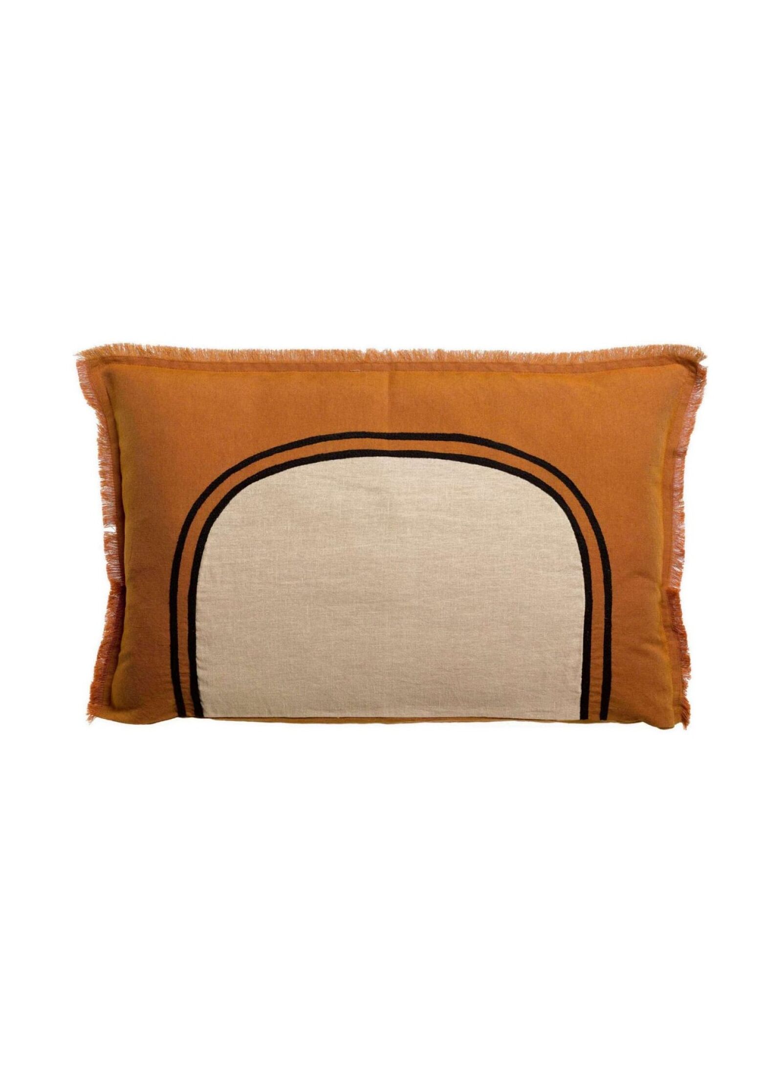 CUSHION LALY BICOLORE CUIVRE (40X65)