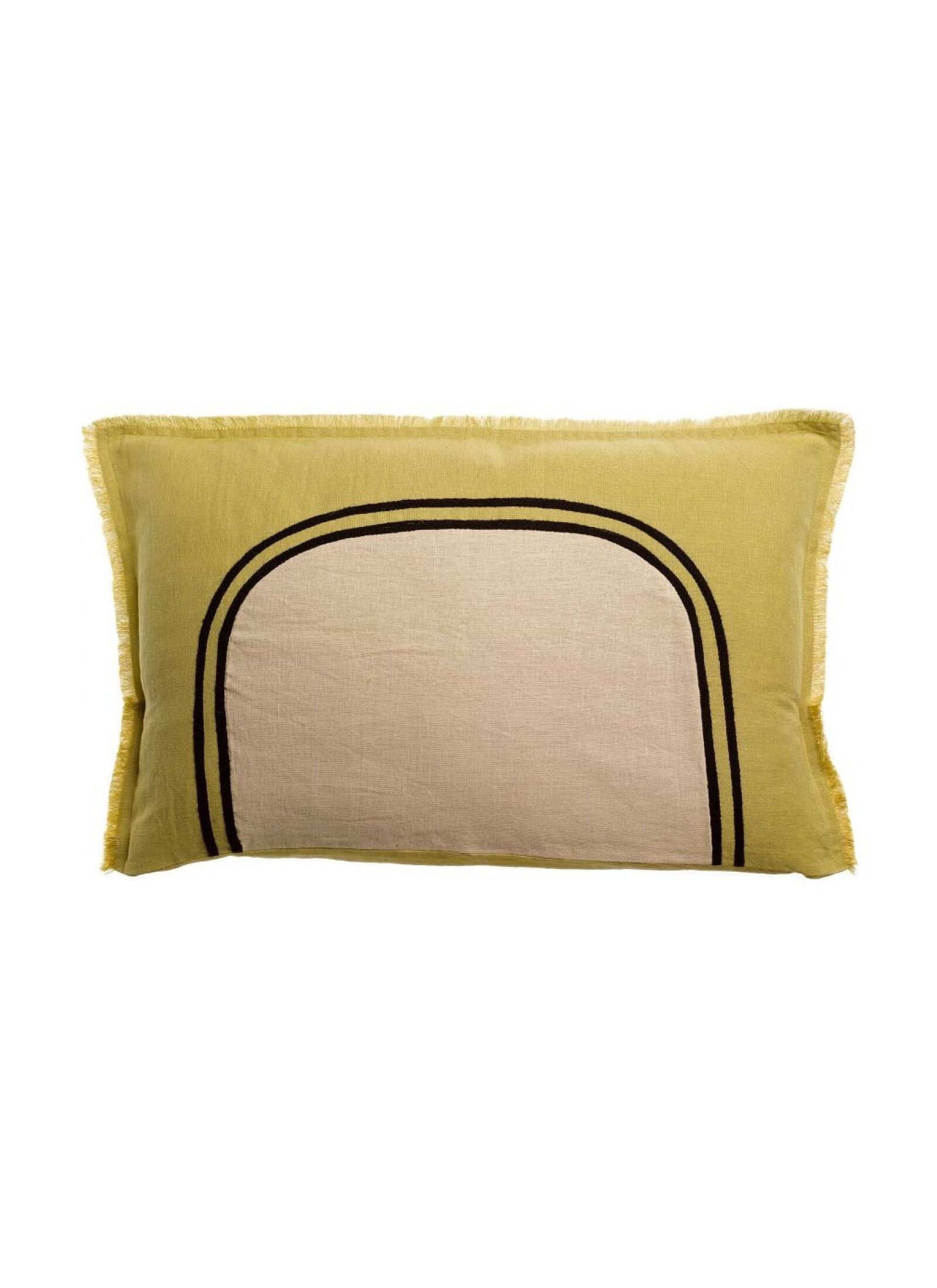 CUSHION LALY BICOLORE GOLD (40X65)