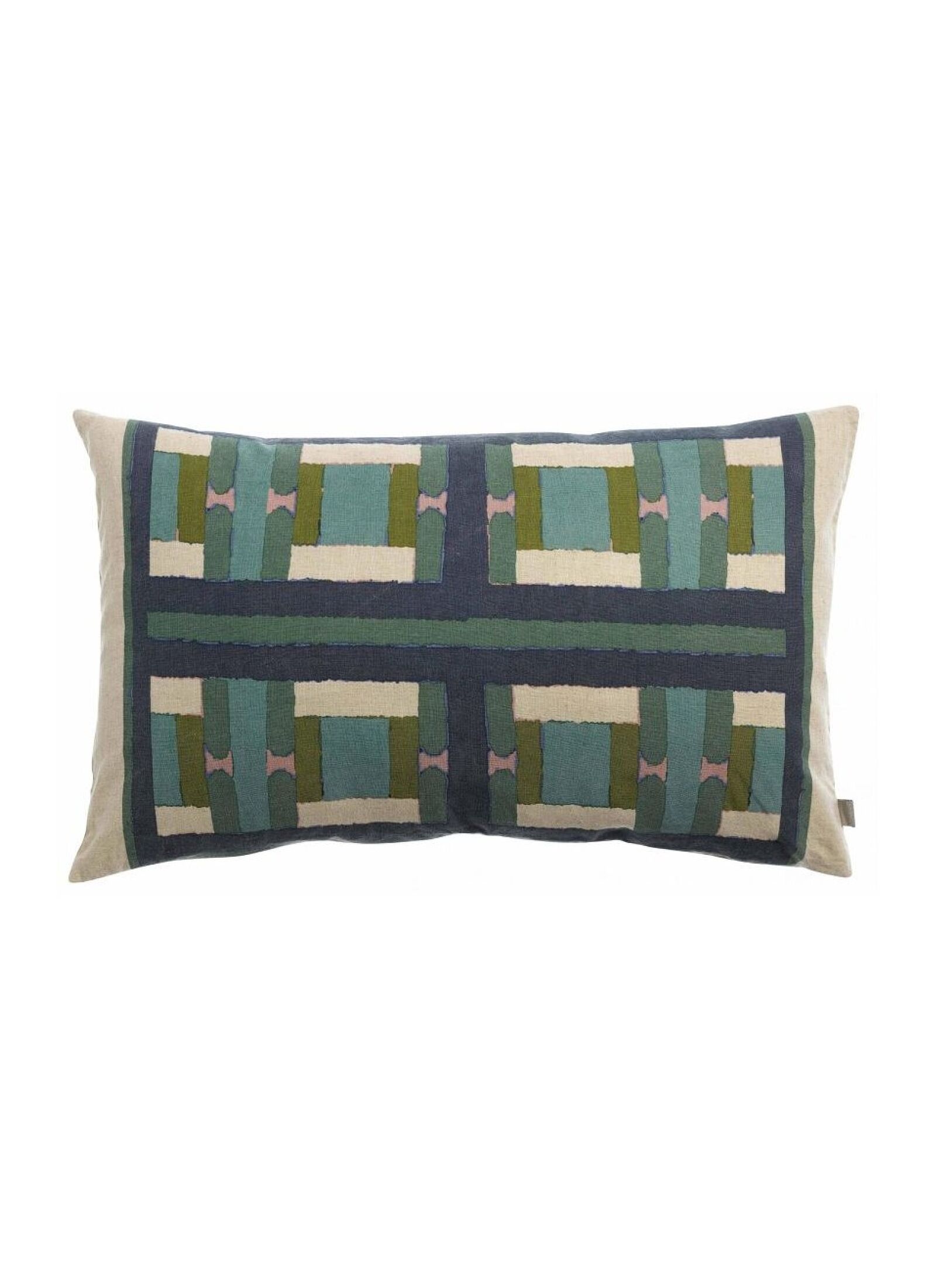 CUSHION TAHO VERT DE GRIS (40X65)