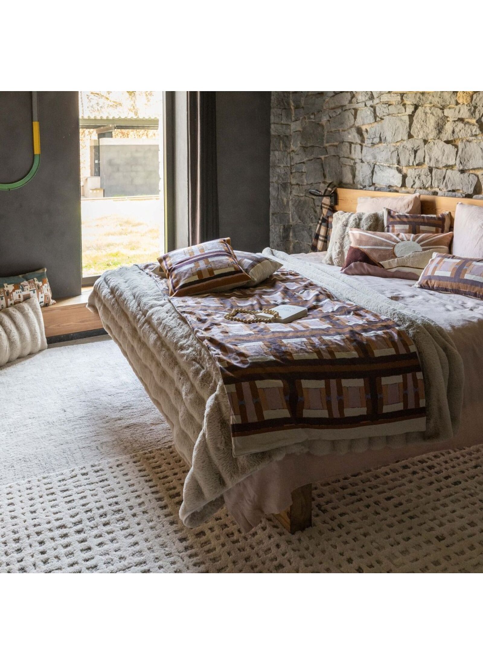 SINGLE BLANKET ASTRID NATUREL (180X220)