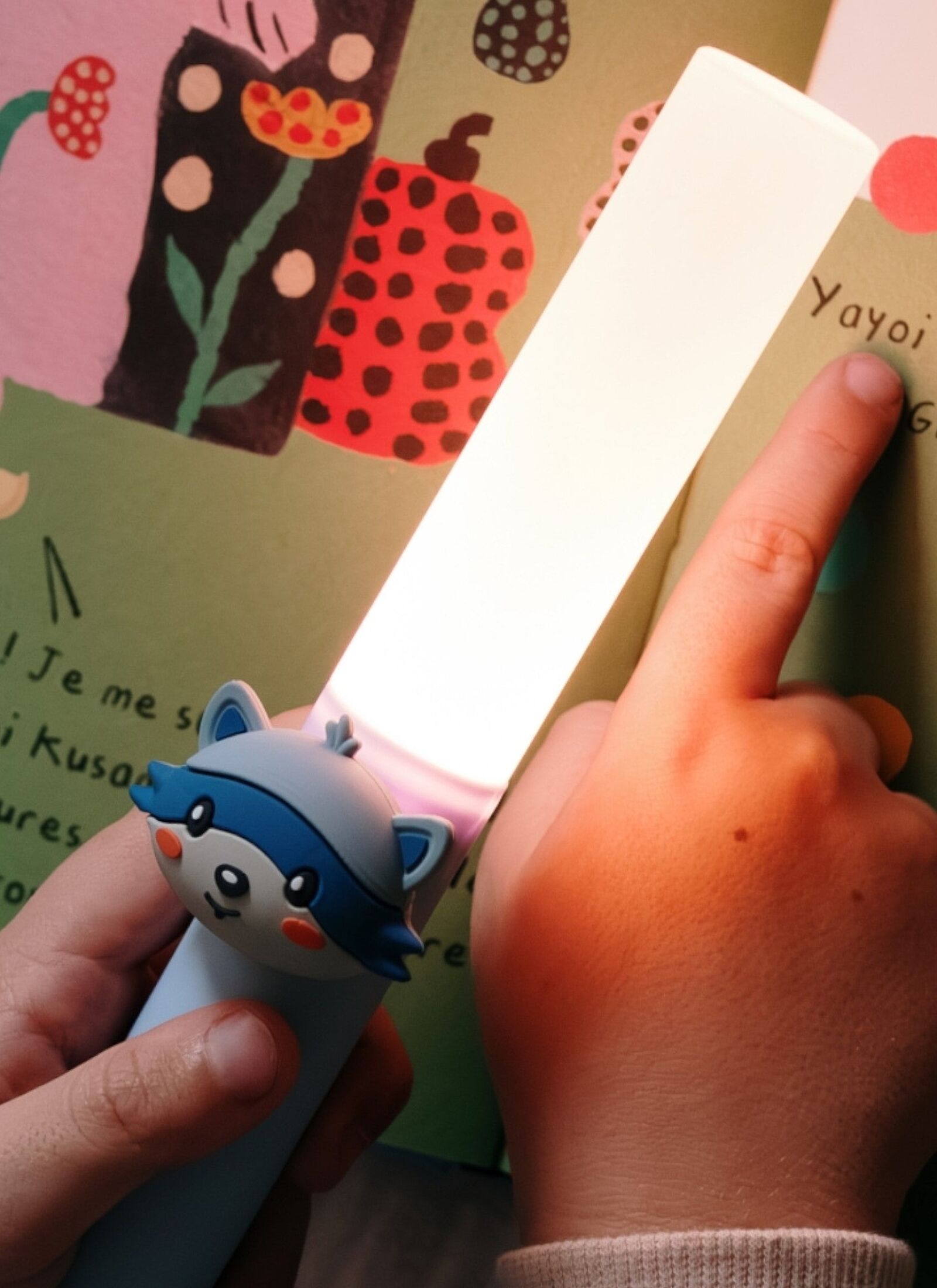 PORTABLE NIGHT LIGHT ZOO LIGHT RACCOON