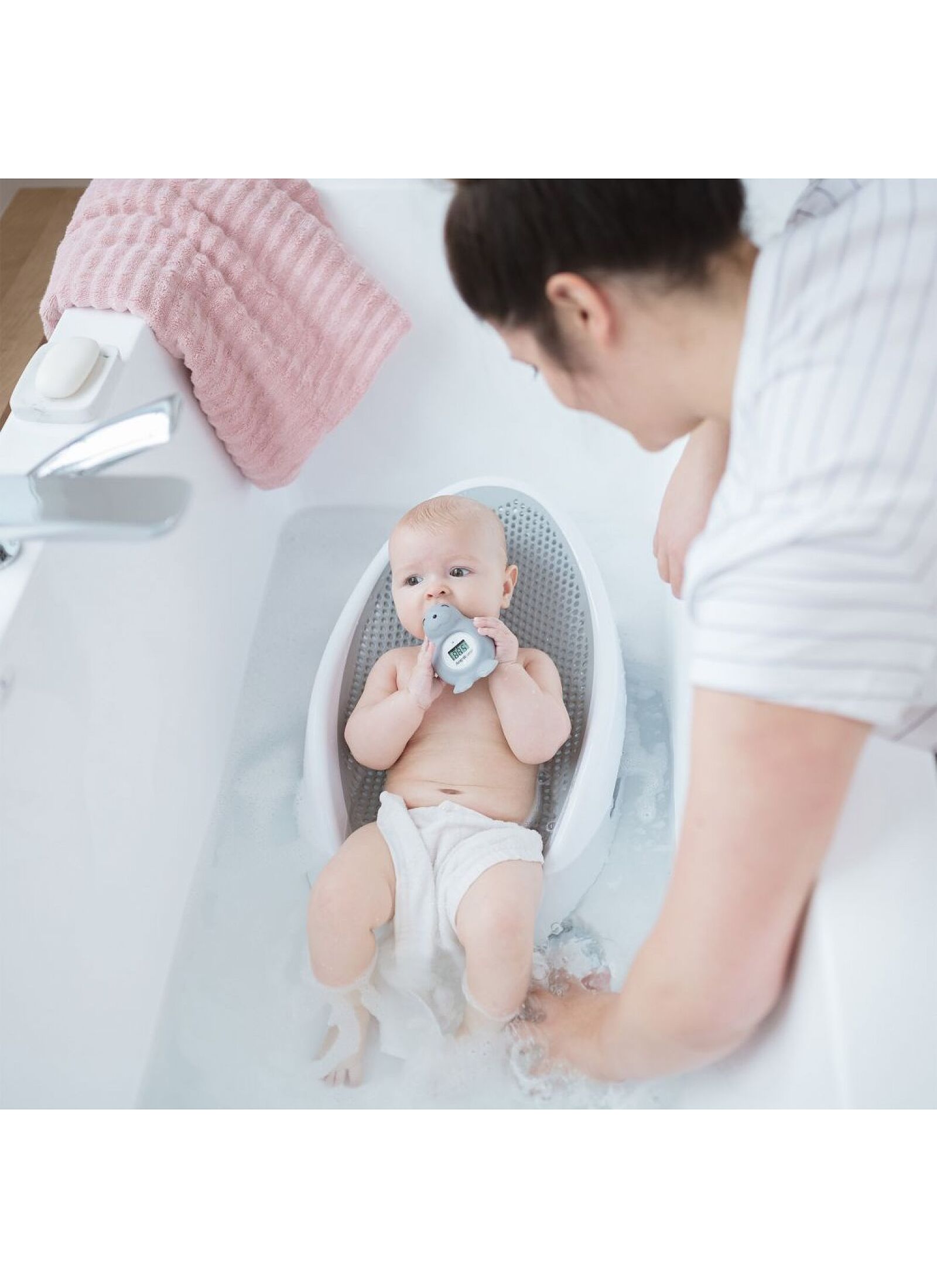 BABY BATH LIGHT GREY