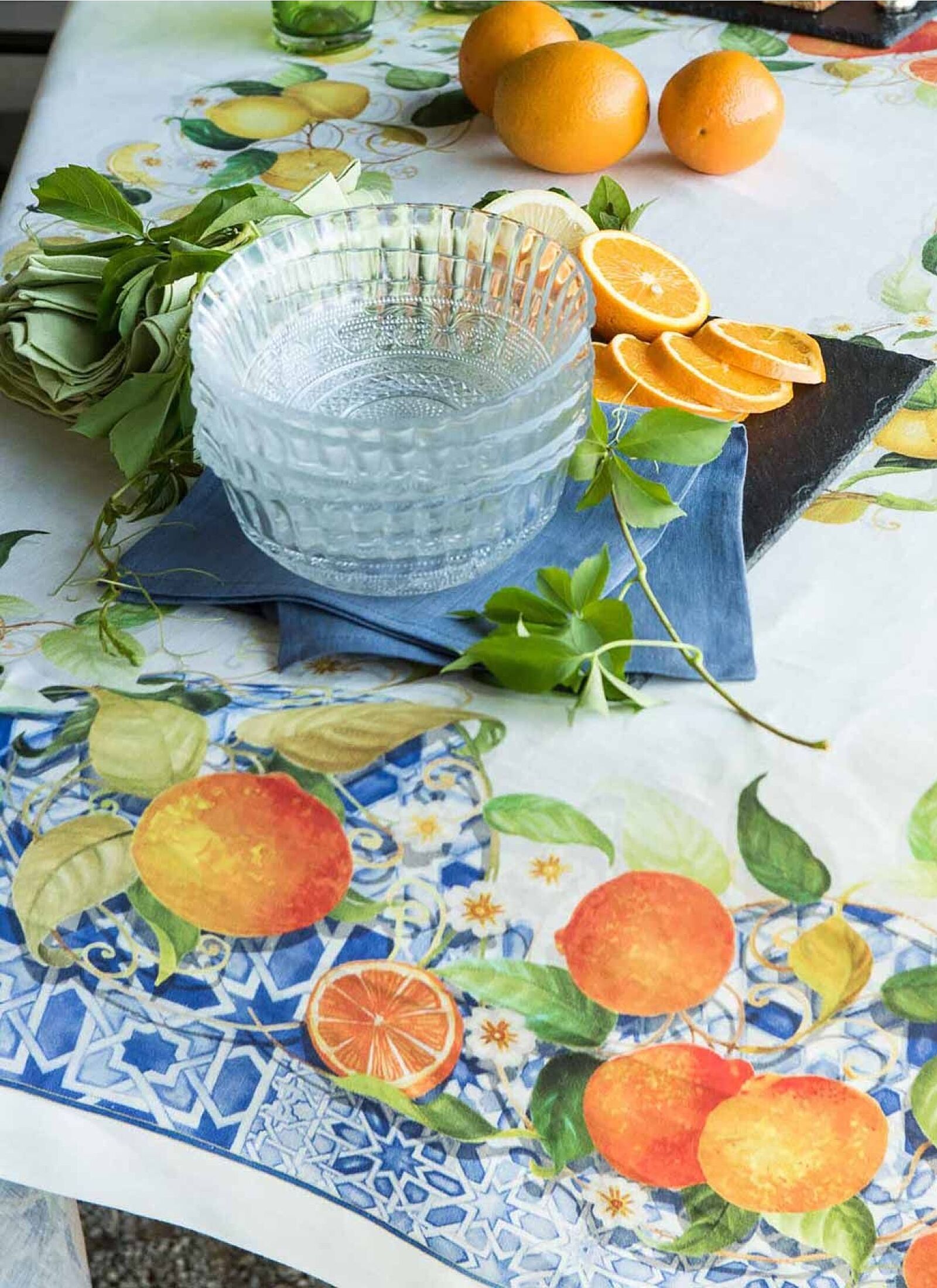 LINEN TABLECLOTH SEVILLANA