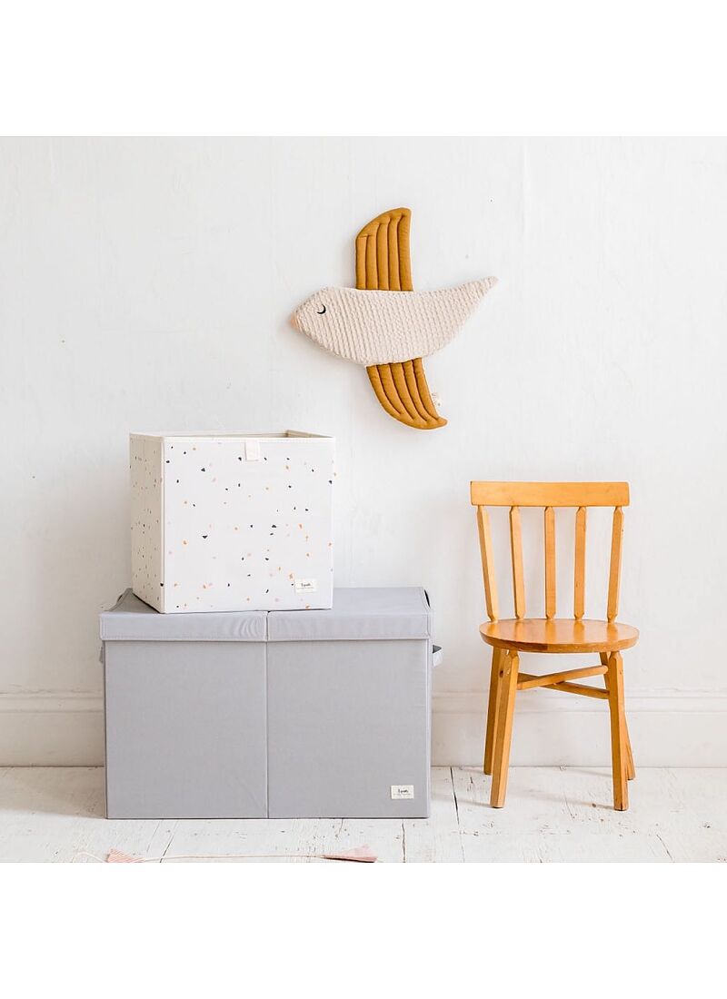 STRORAGE BOX WITH LID GRAY