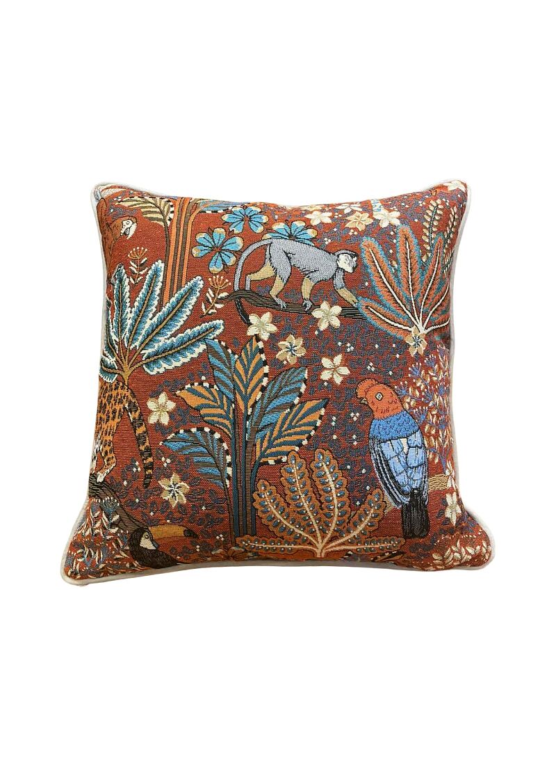 DECORATIVE CUSHION (50x50) TROPICAN RED