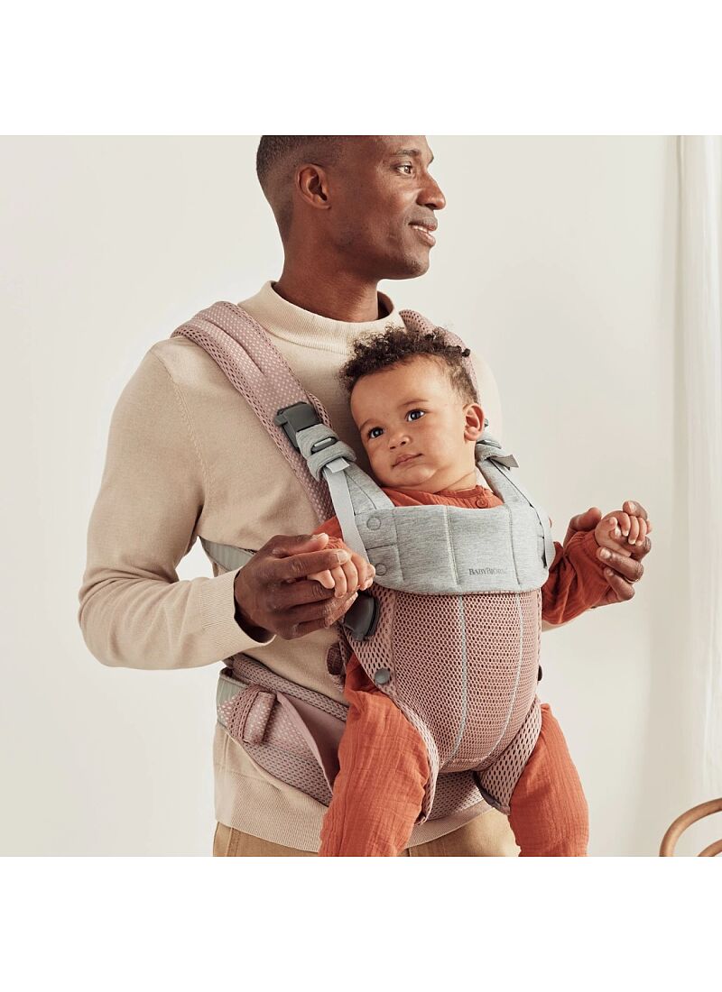 BABY CARRIER HARMONY MESH DUSTY PINK