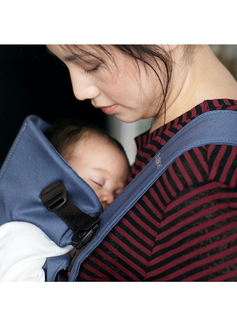 BABY CARRIER MINI WOVEN VINTAGE INDIGO