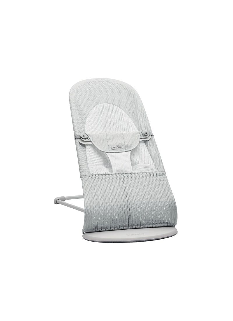 BABY BOUNCER BALANCE SOFT MESH SILVER/WHITE