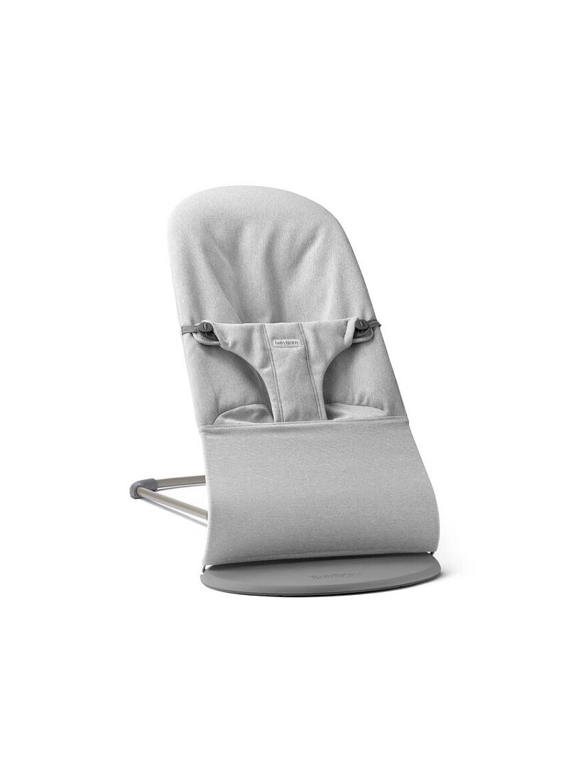 BABY BOUNCER BLISS WOVEN LIGHT GRAY MELANGE
