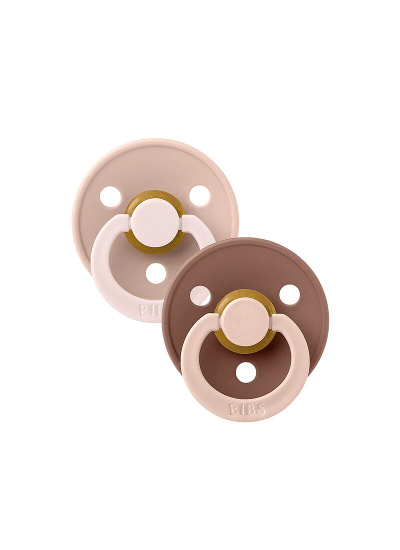 PACIFIER 2pcs COLOUR FUSION-BLUSH WOODCHUCK MIX
