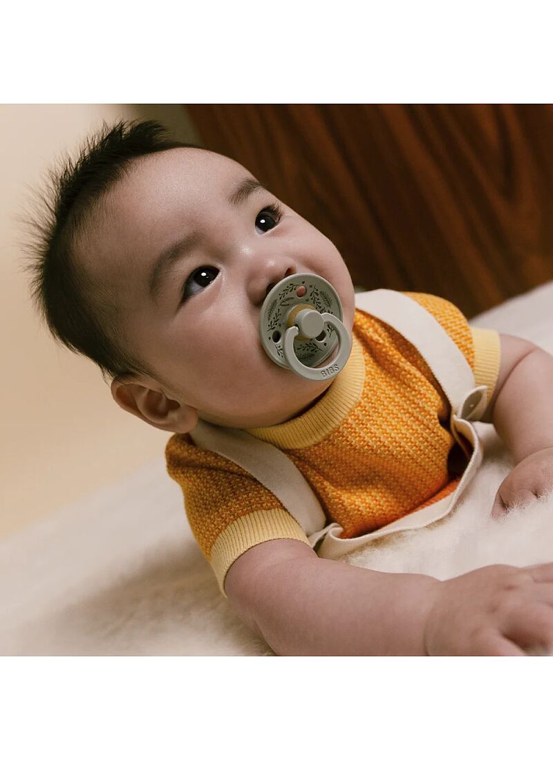 PACIFIER 2pcs COLOUR SAGE-HUNTER GREEN LATEX