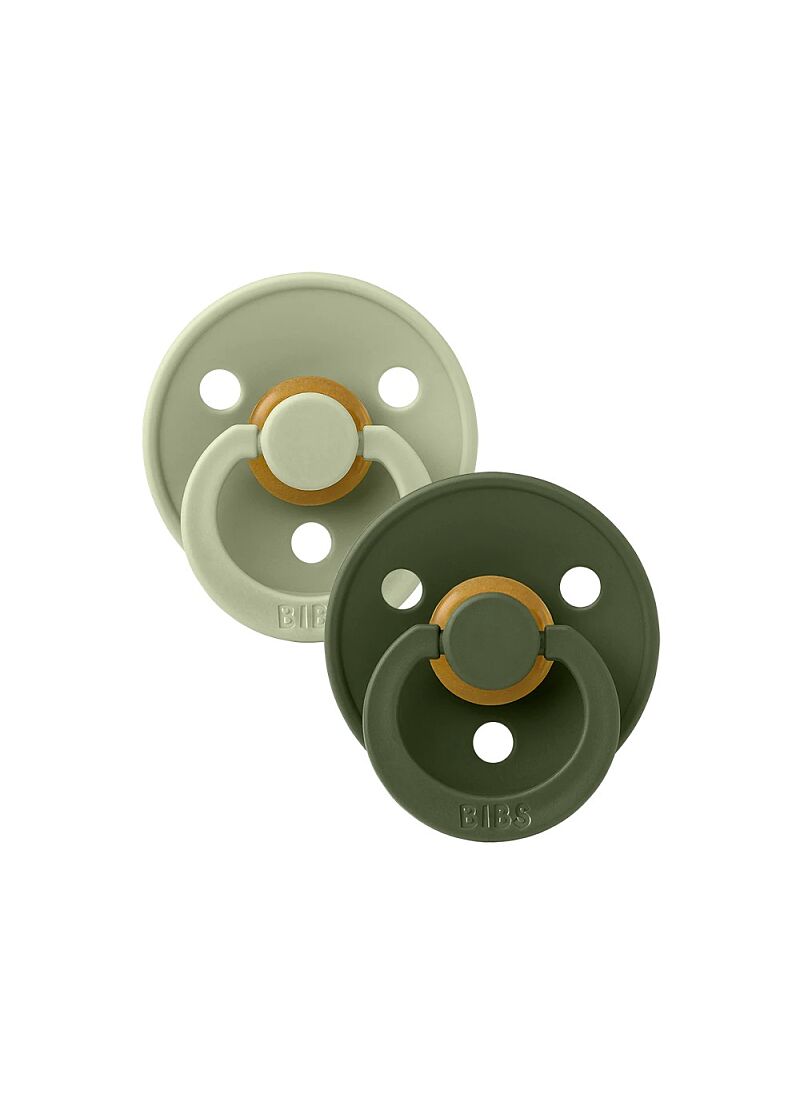PACIFIER 2pcs COLOUR SAGE-HUNTER GREEN