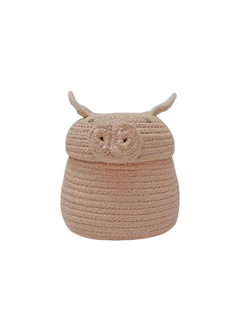BASKET PEGGY THE PIG (17x15)
