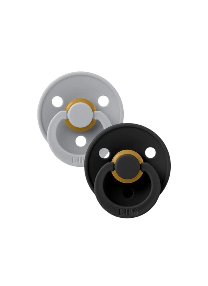PACIFIER 2pcs COLOUR CLOUD-BLACK