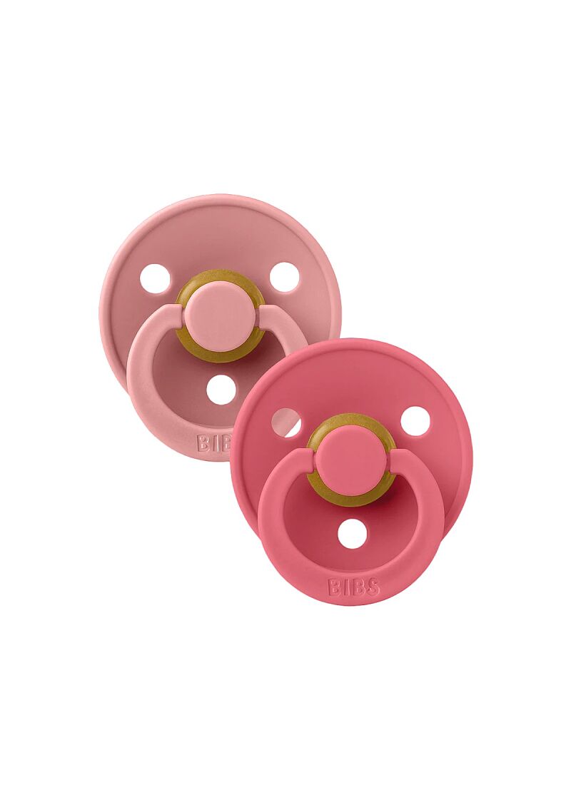 PACIFIER 2pcs COLOUR DUSTY PINK-CORAL