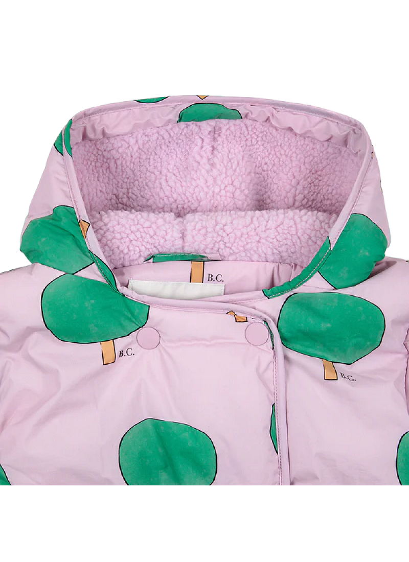 JACKET BABY GREEN TREE ALL OVER