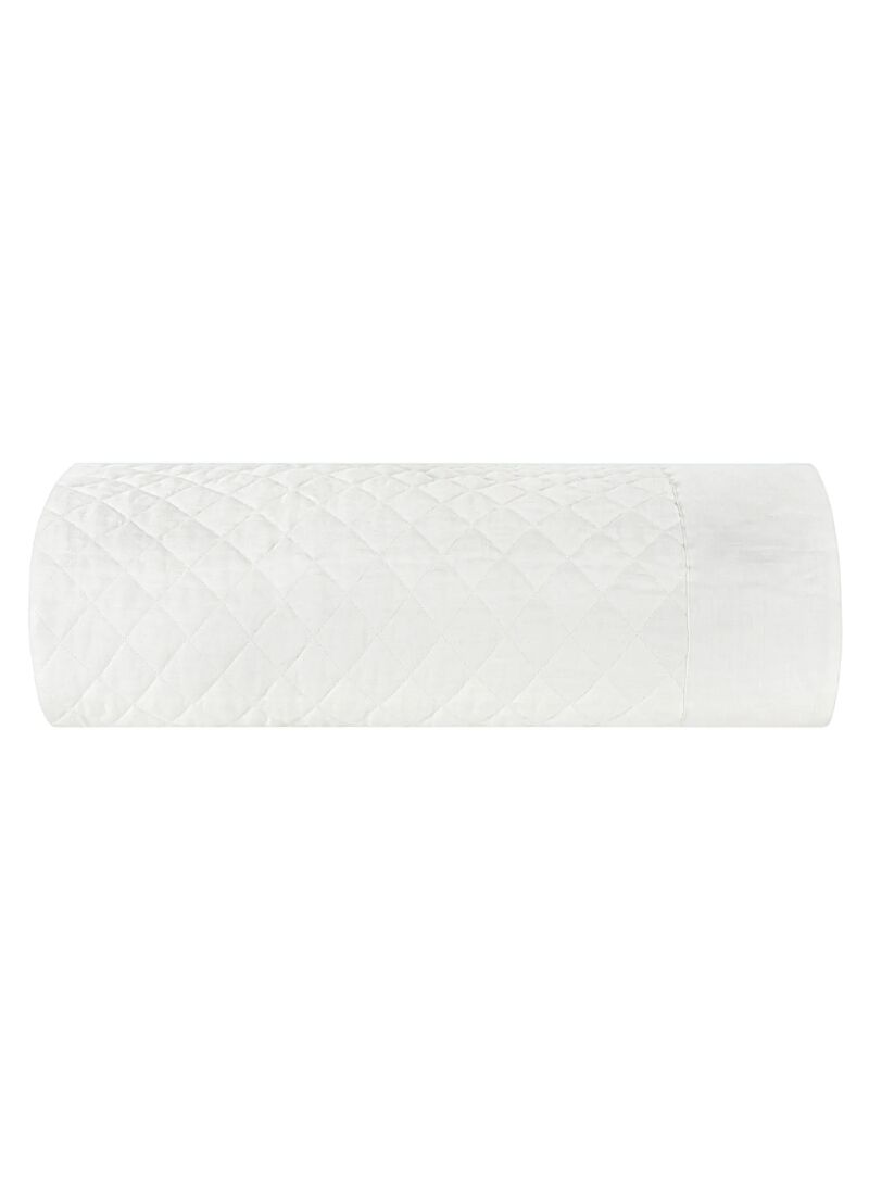 DOUBLE QUILT HUDSON LINEN WHITE