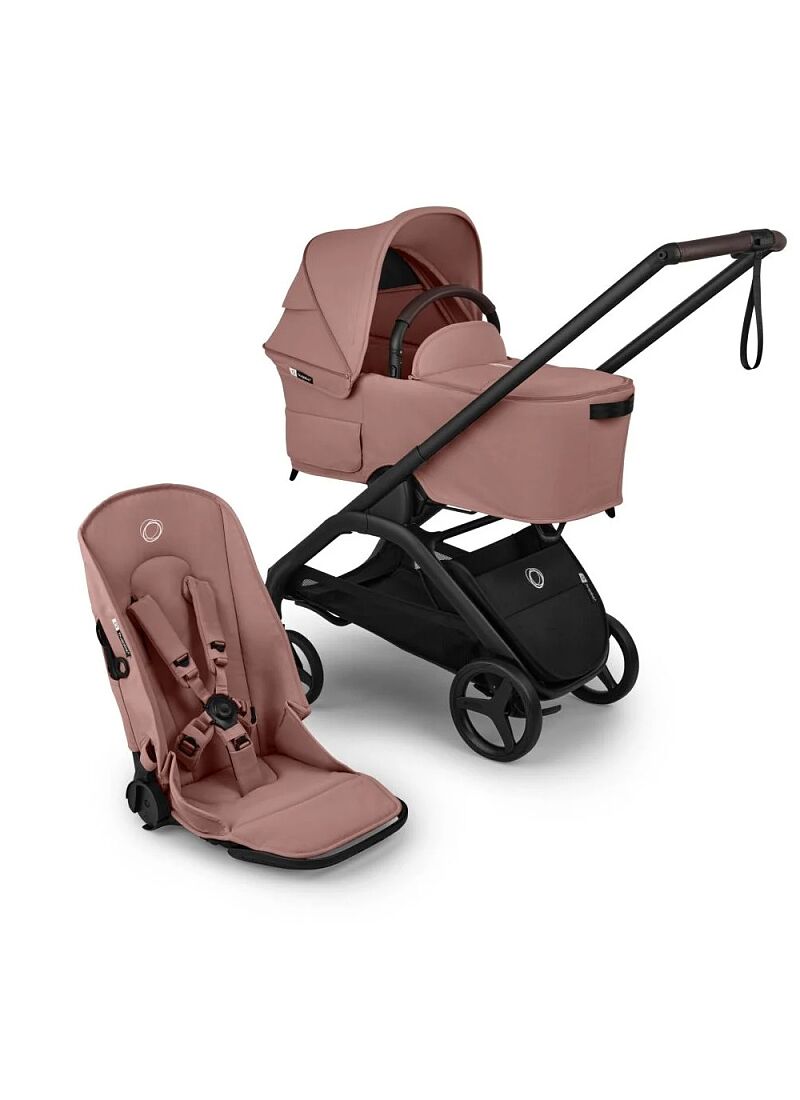 STROLLER DRAGONFLY PLUS COMPLETE BLACK/DUSTY PINK