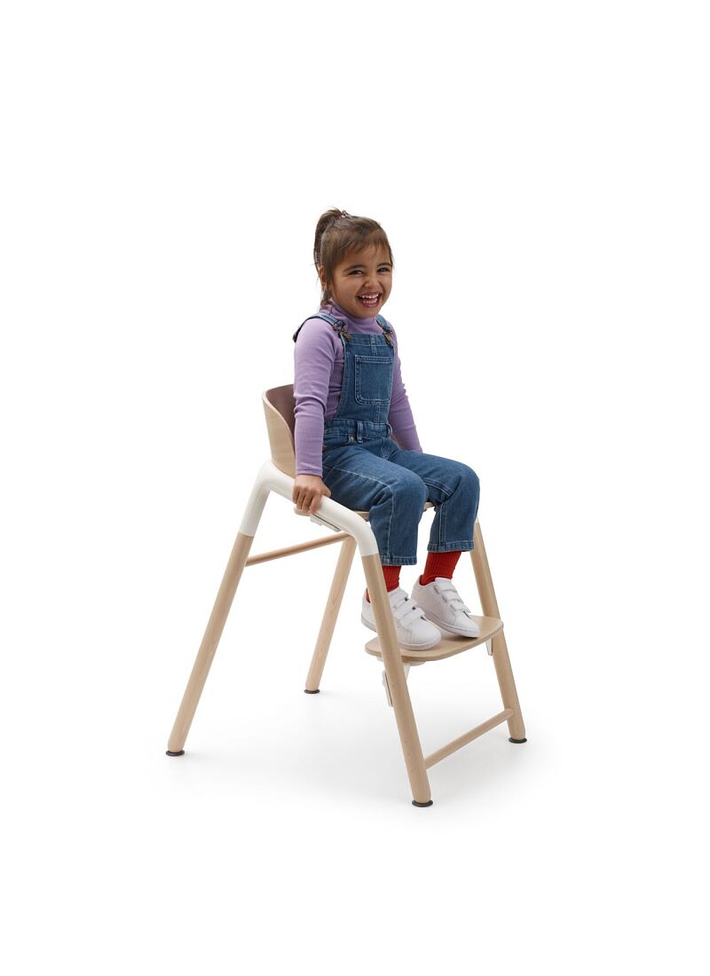 CHAIR GIRAFFE NEUTRAL WOOD/WHITE