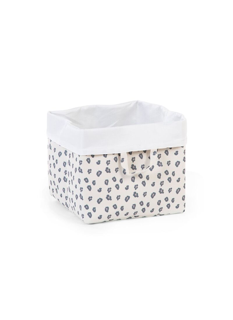 BASKET CANVAS LEOPARD