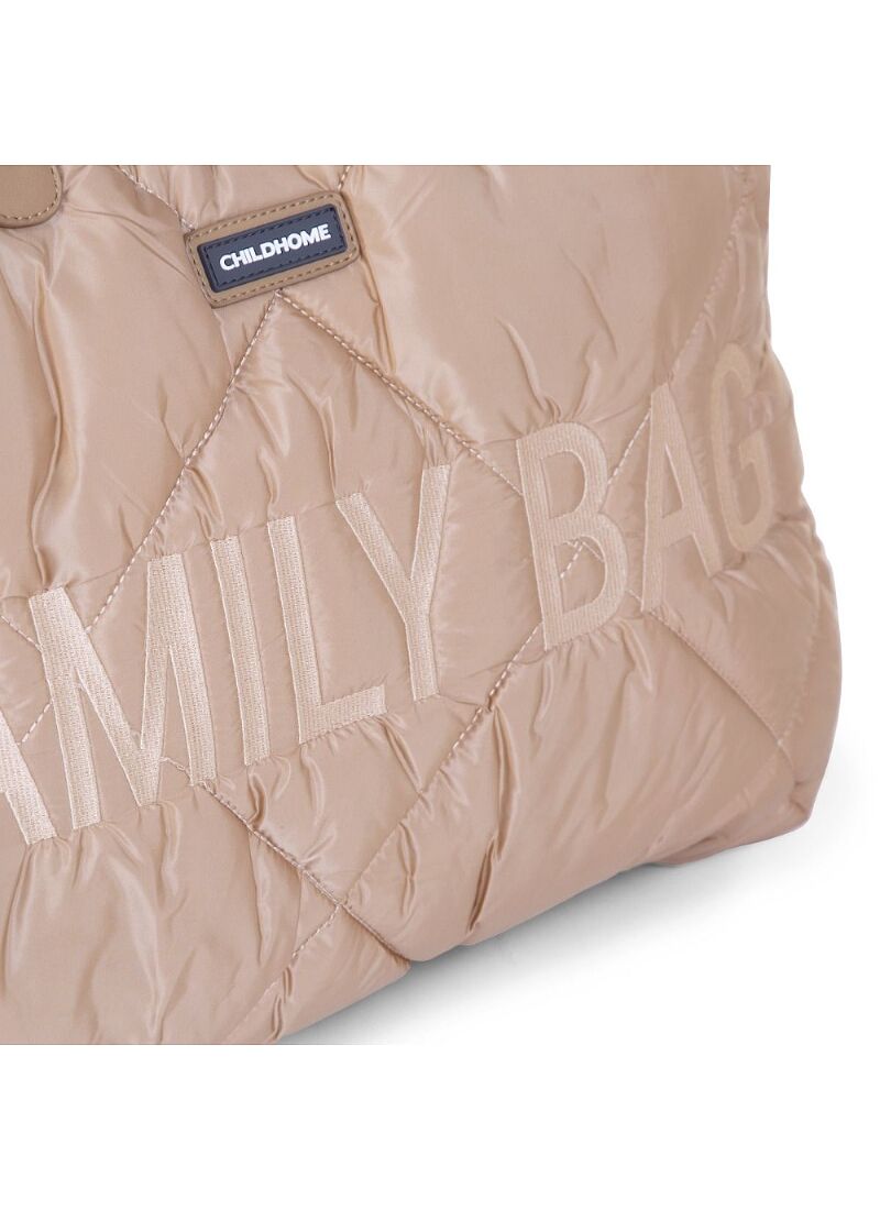 FAMILY BAG PUFFERED BEIGE