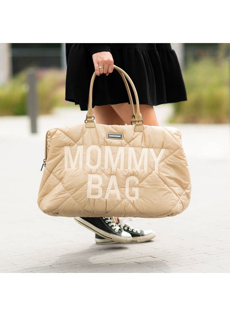 MOMMY BAG PUFFERED BEIGE