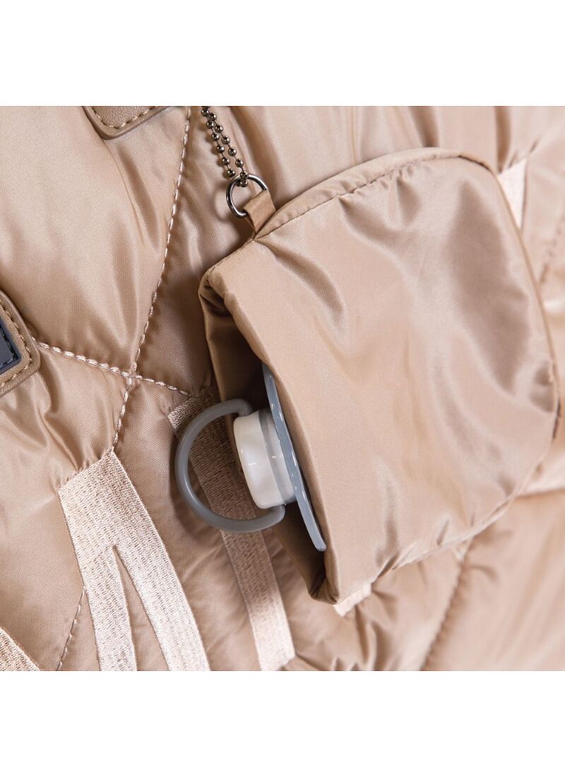 MOMMY BAG PUFFERED BEIGE