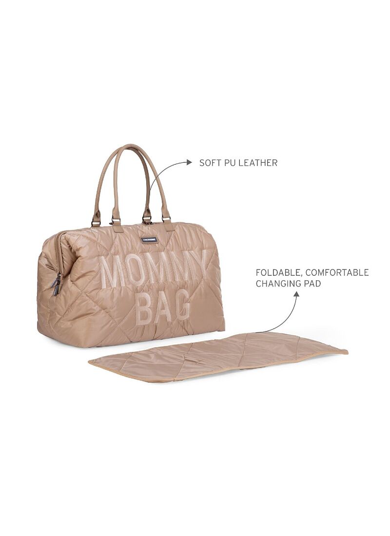 MOMMY BAG PUFFERED BEIGE