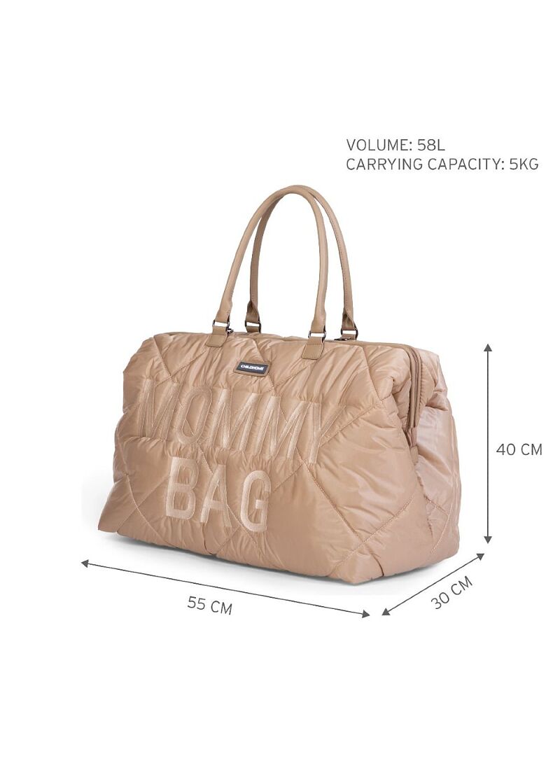 MOMMY BAG PUFFERED BEIGE