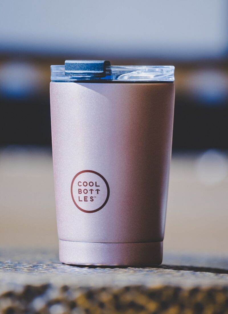 CUP THERMOS (330ML) METALLIC PINK