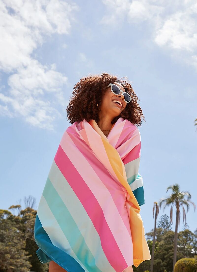 BEACH TOWEL COASTAL CANDY