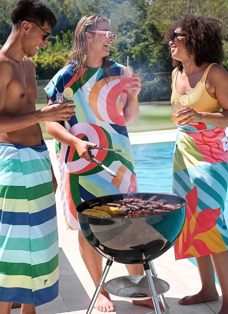 BEACH TOWEL COOL LAGOON