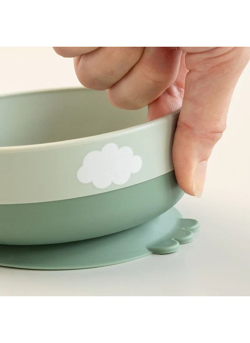 DINNER SET HAPPY CLOUDS GREEN