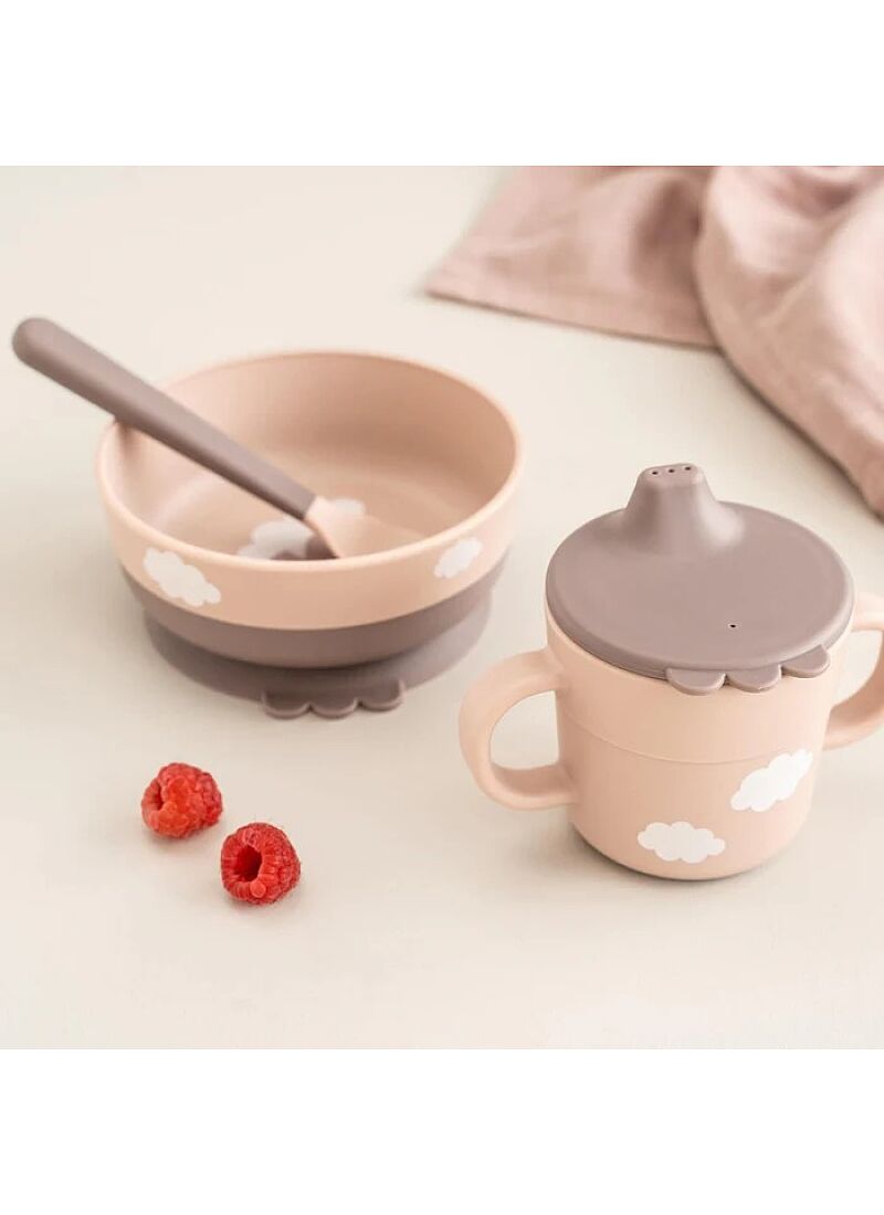 DINNER SET HAPPY CLOUDS POWDER
