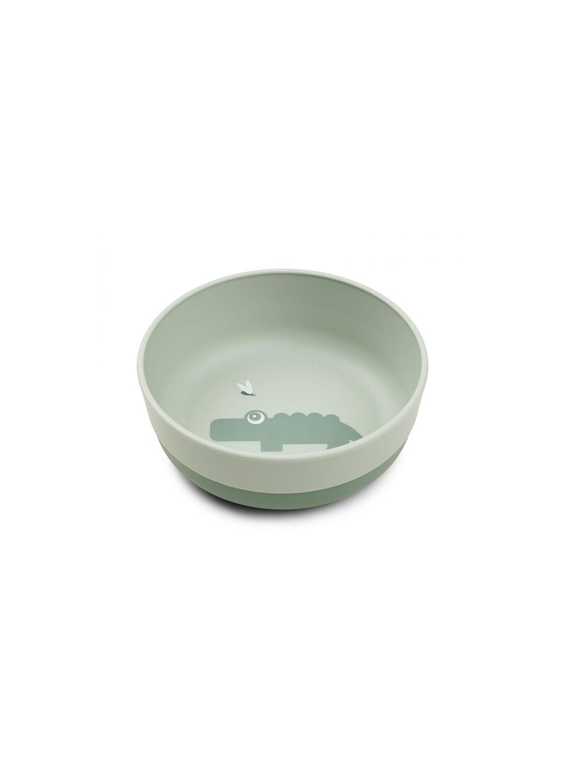 BOWL FOODIE HAPPY CLOUDS CROCO GREEN
