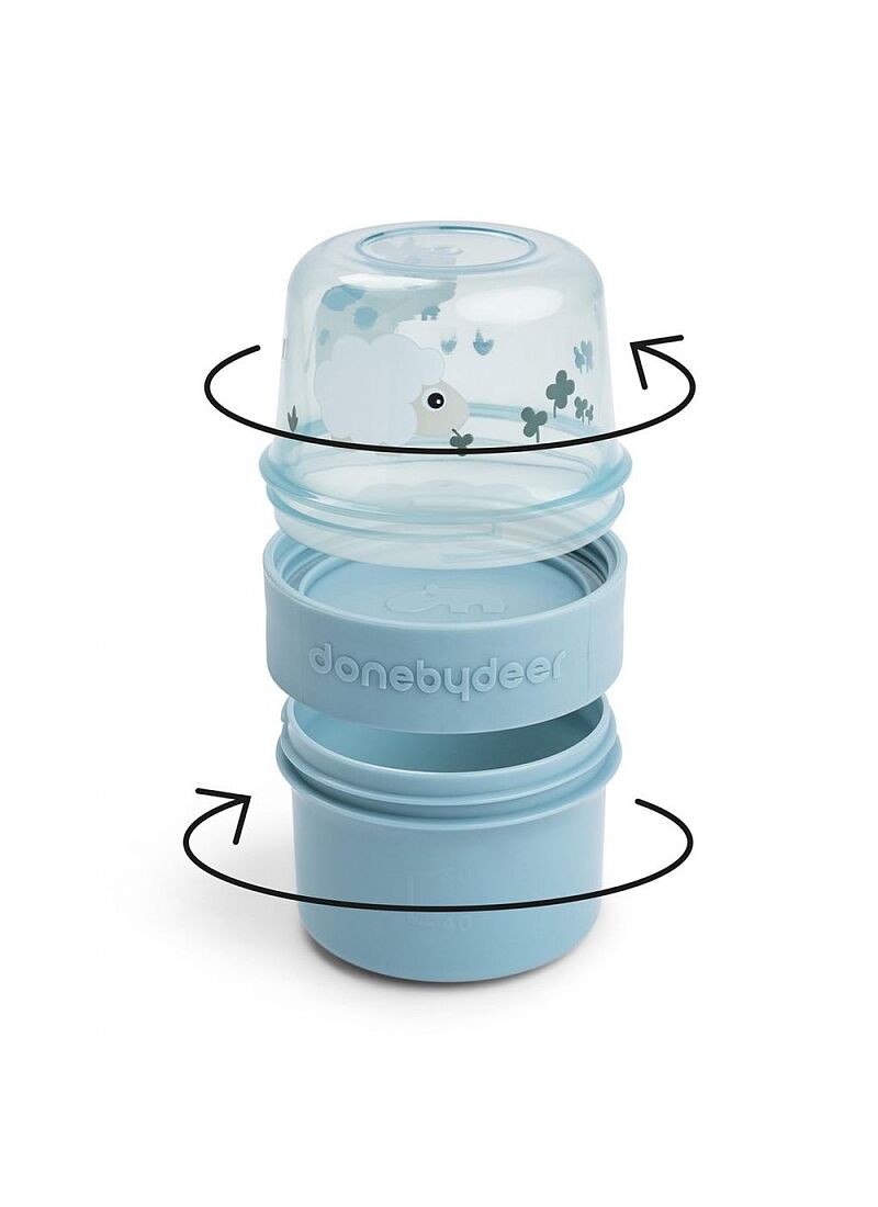 SNACK BOX S TO GO 2-WAY TINY FARM BLUE